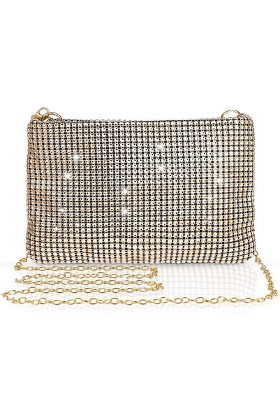 Generic Womens Sparkly Rhinestone Evening Clutch Bag Shoulder Bag