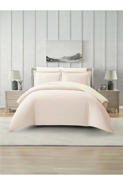 Generic Brand Donetella Solid Duvet Cover Set, Fits 200 x 200 cm Bed, King Si...