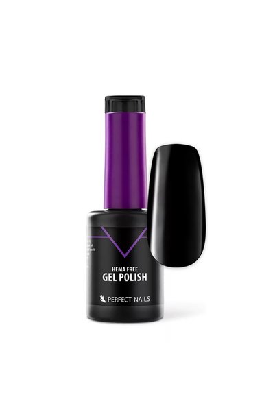 Perfect Nails Ojă Semipermanentă Black Negru 8 ml