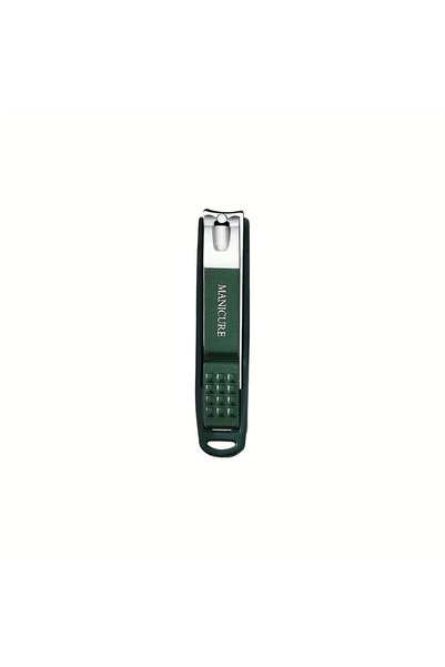 Choice Dark Green High-Quality New Splash-Proof Nail Clippers with a Hard Bla...