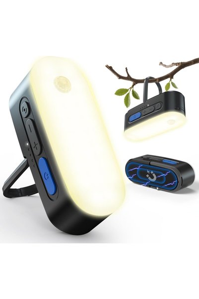 Generic مصباح تخييم LED محمول، فانوس بمستشعر حركة قابل لإعادة الشحن عبر USB، ...