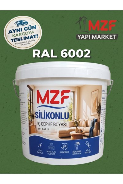 MZF Silikonlu Silinebilir Su Bazlı İç Cephe DUVAR Boyası - KOKUSUZ- YÜKSEK KA...