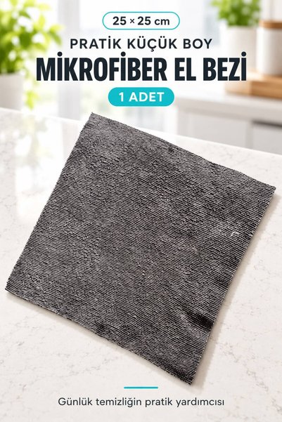 VENON 1 ADET ✨ 25 X 25 ✨PRATİK MİKROFİBER EL BEZİ ✨ %100 Mikrofiber Temizlik ...