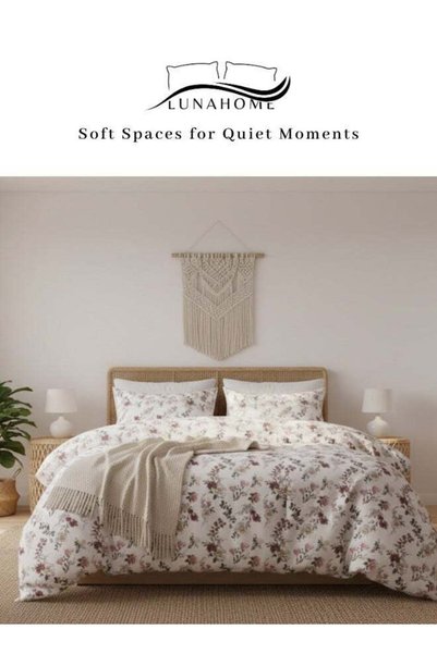 Generic Brand LUNA Home King Size 6-piece. 1 Duvet cover - 220*240cm.; 1 Fitt...
