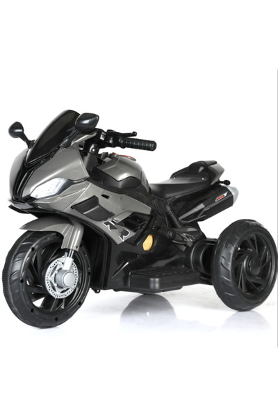 CWT Motocicletă electrică pentru copii, model 518, 6V, 3 viteze, lumini, muzi...