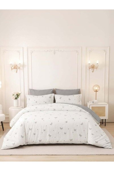 Generic Brand Donetella Printed Duvet Set, Queen Size Fits 180x200 cm - 4-Pcs...
