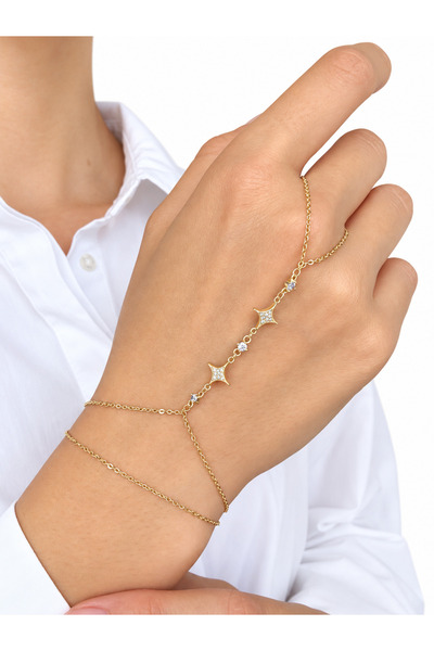 Ressia Row of Star of the North and Solitaire Zircon Stones Shahmeran
