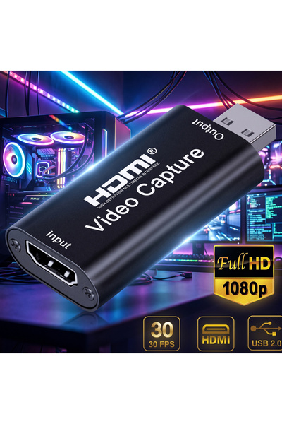 wiks USB Video Capture Card HDMI Input Image Transfer Adapter