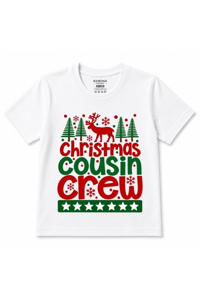 Rabona Fashion تي شيرت للأطفال بتصميم عيد الميلاد وعيد الكريسماس من Christmas...