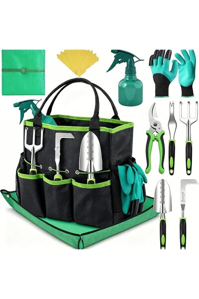 Generic Garden Tools Set 11 Pcs, Gardening Hand Tool Set Ergonomic Non-Slip S...