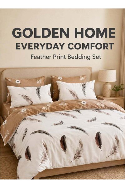Generic Brand GOLDEN HOME Lifetime Stitching King Size Duvet Cover Set: 1 Rei...
