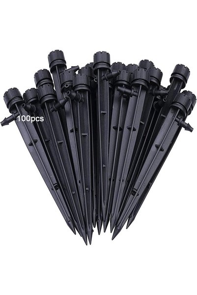 Generic Water Flow Drip Irrigation, 100 PCS Adjustable 360 Degree Emitters, 1...