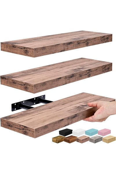 Generic Floating Shelves for Wall, Bathroom Shelves Wall Mounted for Kitchen,...