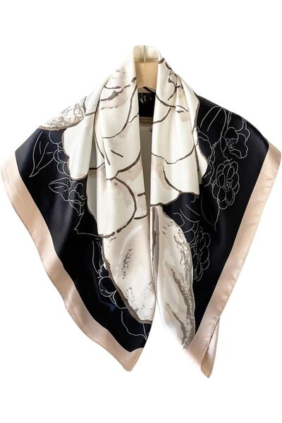 Generic Head Scarf for Women, 27.5 Inch Large Square Satin Hair Bandana, Silk...