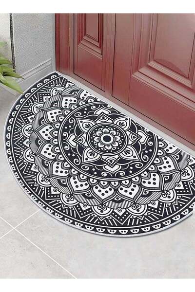 Generic Brand EETU Half Round Door Mat,Semi Circle Bathroom Floor Rug,Non-Sli...