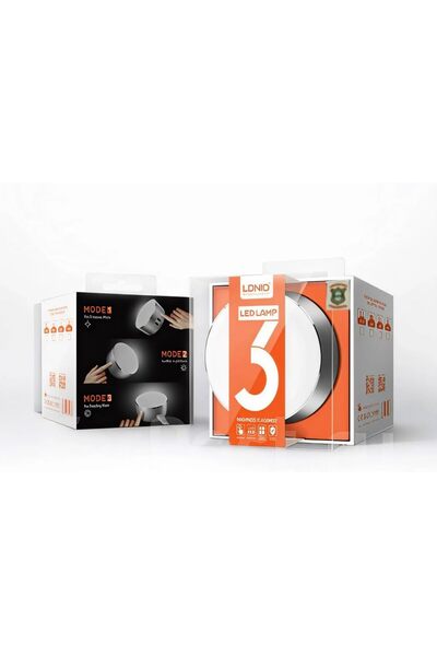 Generic شاحن هاتف ذكي للحائط مع إضاءة LED - طراز A2208 مع أوضاع إضاءة قابلة ل...