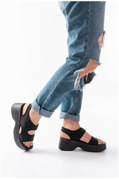 Şeker Portakalım Women's Diver Wedge Open Heel Sandals
