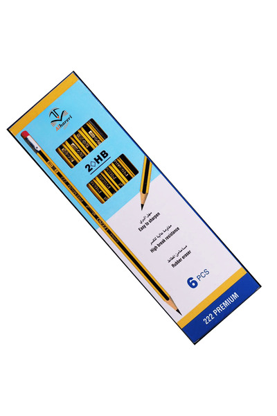 Alhareri Store 6 Pencils Wood Premium Kit 2Hp 222