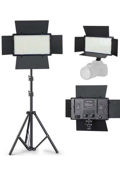 PopZa Professional 600W LED Lighting Kit for Photography and Video