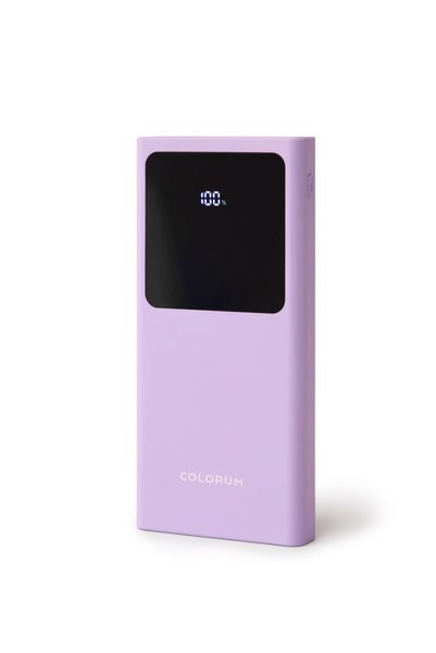 Colorum Външна батерия 10 000 mAh модел CPB10-09, USB-A + USB-C + microUSB, 2...