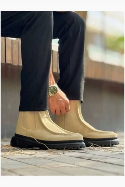 Şeker Portakalım Men's Balanced, Durable, Winter-Ready, Practical Zippered Boots