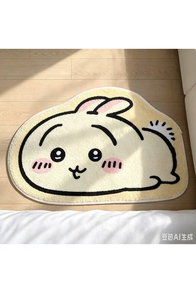 Choice 40x60cm huang Chiikawa Cartoon Rug Anime Hachiware Usagi Plush Floor M...