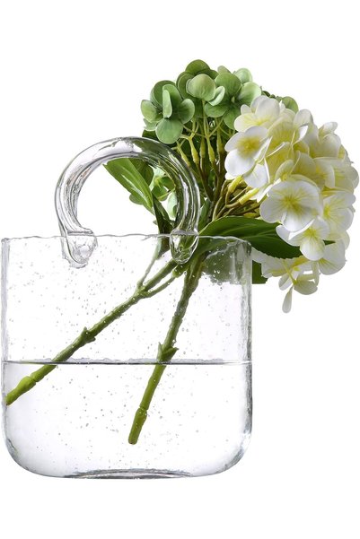 Generic مزهريات زجاجية على شكل حقيبة بتصميم أنيق، مزهرية زجاجية فريدة على شكل...