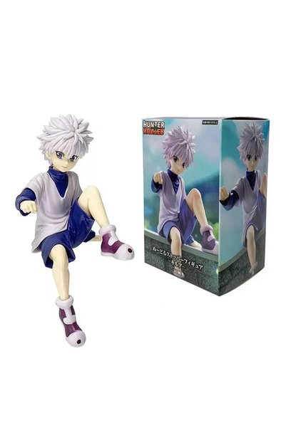 BANDAI مع صندوق، تماثيل أنمي هنتر إكس هنتر بحجم 11-14 سم لشخصيات غون فريكس، ل...