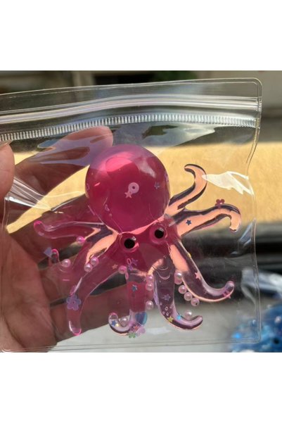Choice Pink Squishy Ocean Octopus Squeeze Fidget Toy Simulation Stress Relief...