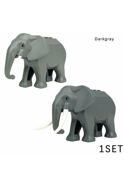 Choice Z11-3-7-8 MOC Animal Figures Building Block Pack - Ranch & Zoo Include...