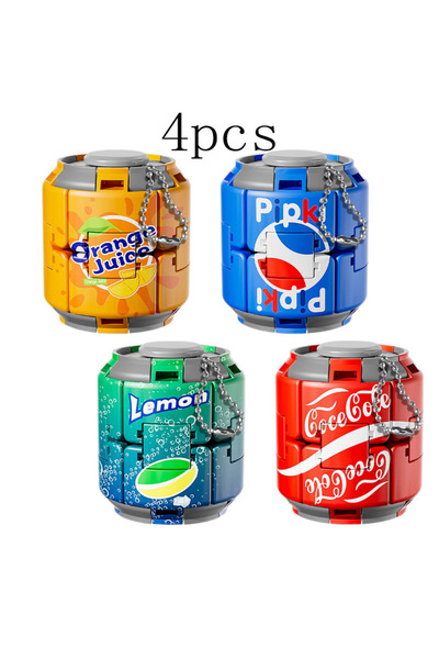 Choice 4 قطع * جديد 4 ألعاب دوارة إبداعية لتخفيف التوتر على شكل علب مشروبات غ...