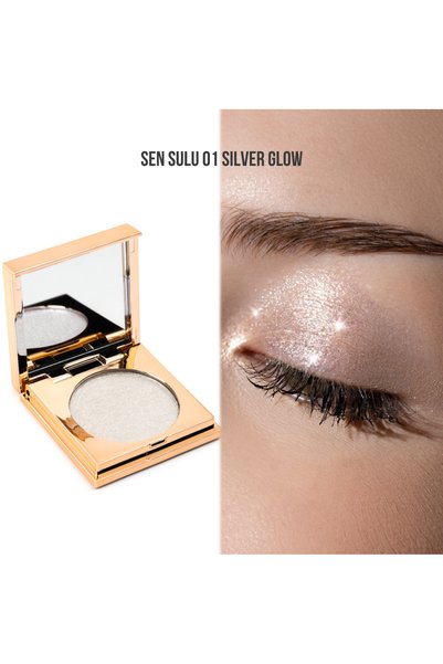 Sen Sulu • Eye Sparkles - Yoğun Işıltılı Ve Parlak Preslenmiş Pigment Göz Far...