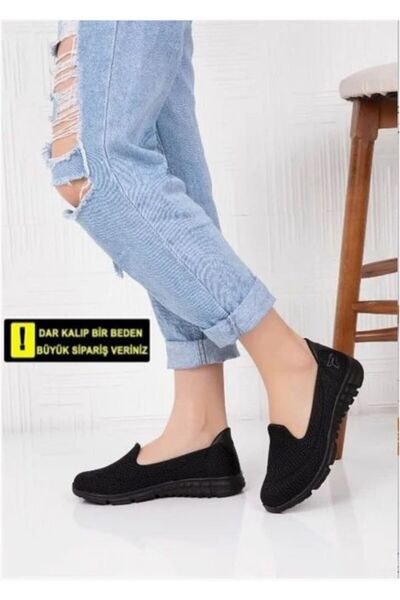 Şeker Portakalım Women's Comfortable Lightweight Heelless Walking Laceless Co...