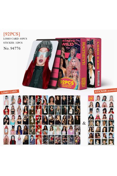 Choice 92pcs 55/127pcs Kpop Idol KATSEYE WILD New Album BEAUTIFULCHAOS Lomo C...