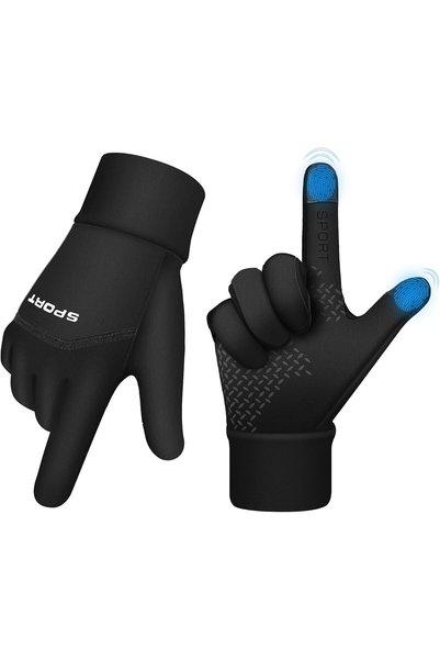 Generic Winter Gloves for Men Cold Weather, Windproof Cycling Gloves for Men,...