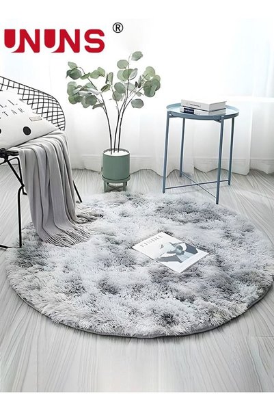 Generic Brand UNUNS Soft Round Area Rug Floor Mat Floor Rug,Bedroom Modern Fl...
