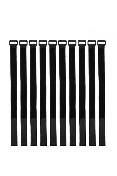 Choice 2cmx80cm 10pcs Reusable Hook and Loop Nylon Cable Ties Adjustable Wire...