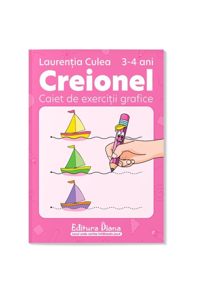 Editura Diana Creionel - caiet de exercitii grafice 3-4 ani