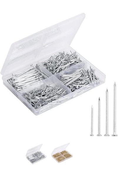 Generic Nail for Hanging Pictures Assortment Kit - 200Pcs Small Nails,Comes W...