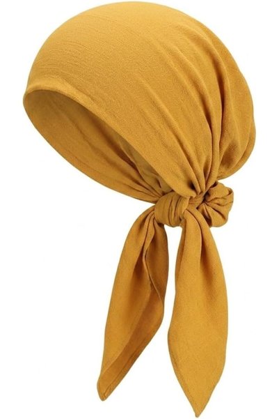 Generic Slip-On Pre-Tied Beanie Women Headwear Turban Beanie Caps Head Wrap H...