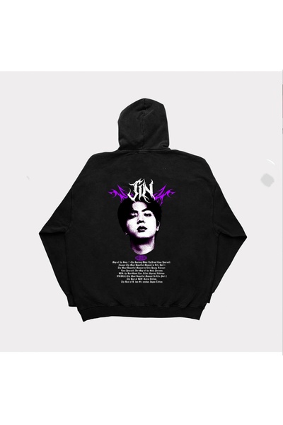PANDORICA Hanorac unisex cu glugă imprimat JIN