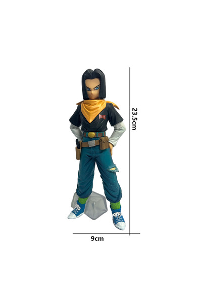 BANDAI no box New 24CM Anime Dragon Ball Z Android 17 18 Figure Android 18 PV...