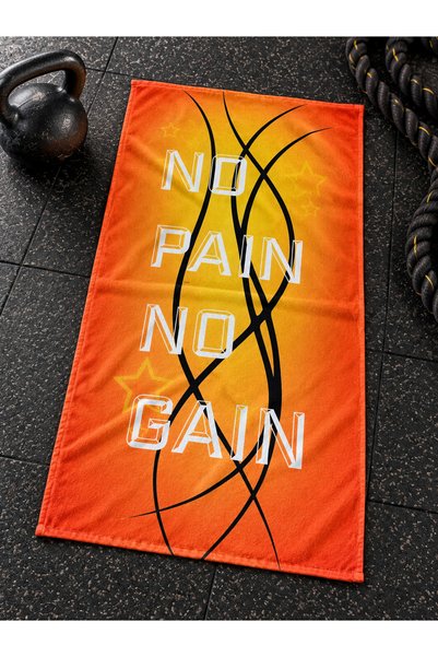 Dotamess No Pain No Gain Printed Sports Fitness Towel 50X100 cm Cotton Inner ...