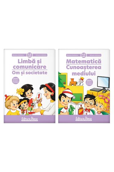 Editura Diana Pachet educational 4-5 ani, M. Andreianu (Set+Exercitii grafice...