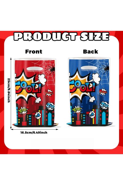 Choice 25X16cm 20Pcs F SuperHero Theme Party Favor Bags With Handle 50/10Pcs ...