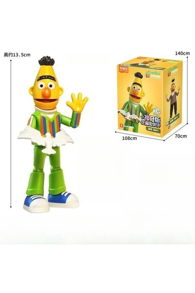Choice D BLOKEES Sesame Street Building Blocks Big Bird Monster Bert Movable ...