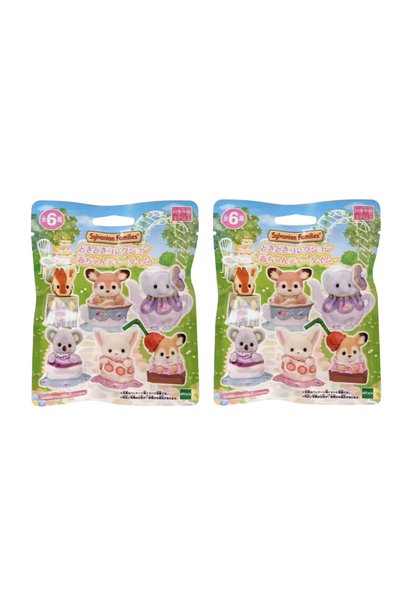 SYLVANIAN FAMILIES 2 Bags In Stock Cutie Collectibles Tea Party Babies Blind ...