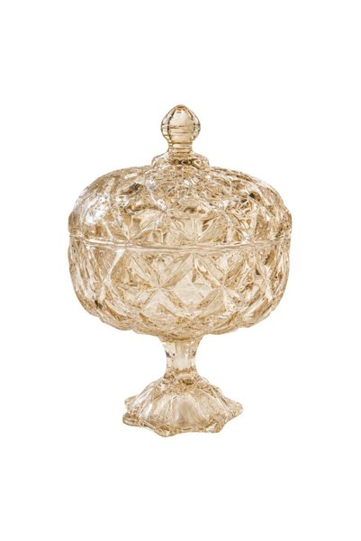 Iliadis Alexandros Bombofonieră elegantă cu capac și picior – Design cristali...