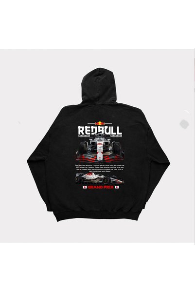 PANDORICA Hanorac unisex cu glugă cu imprimeu Japan Grand Prix Car