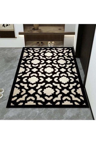 Generic Brand 60*90CM Front Door Mat Indoor Outdoor, Classic Geometric Entryw...